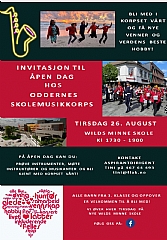 Velkommen til åpen dag hos Oddernes skolemusikkorps!