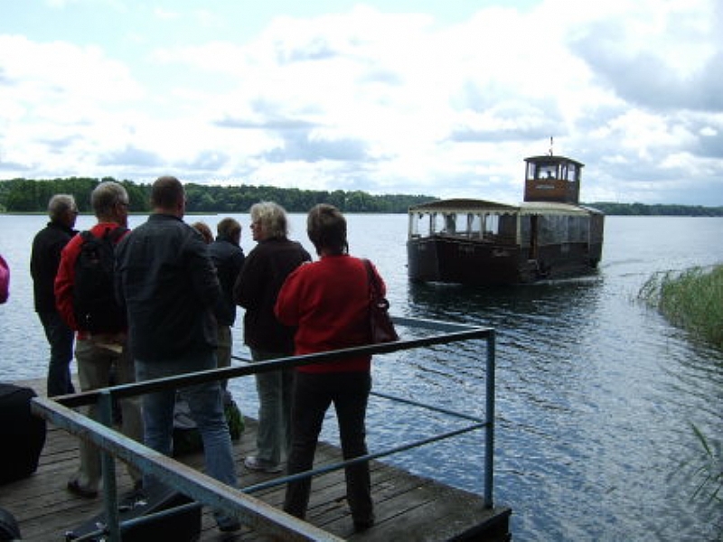 Båttransport til den gamle borgen i Trakai.